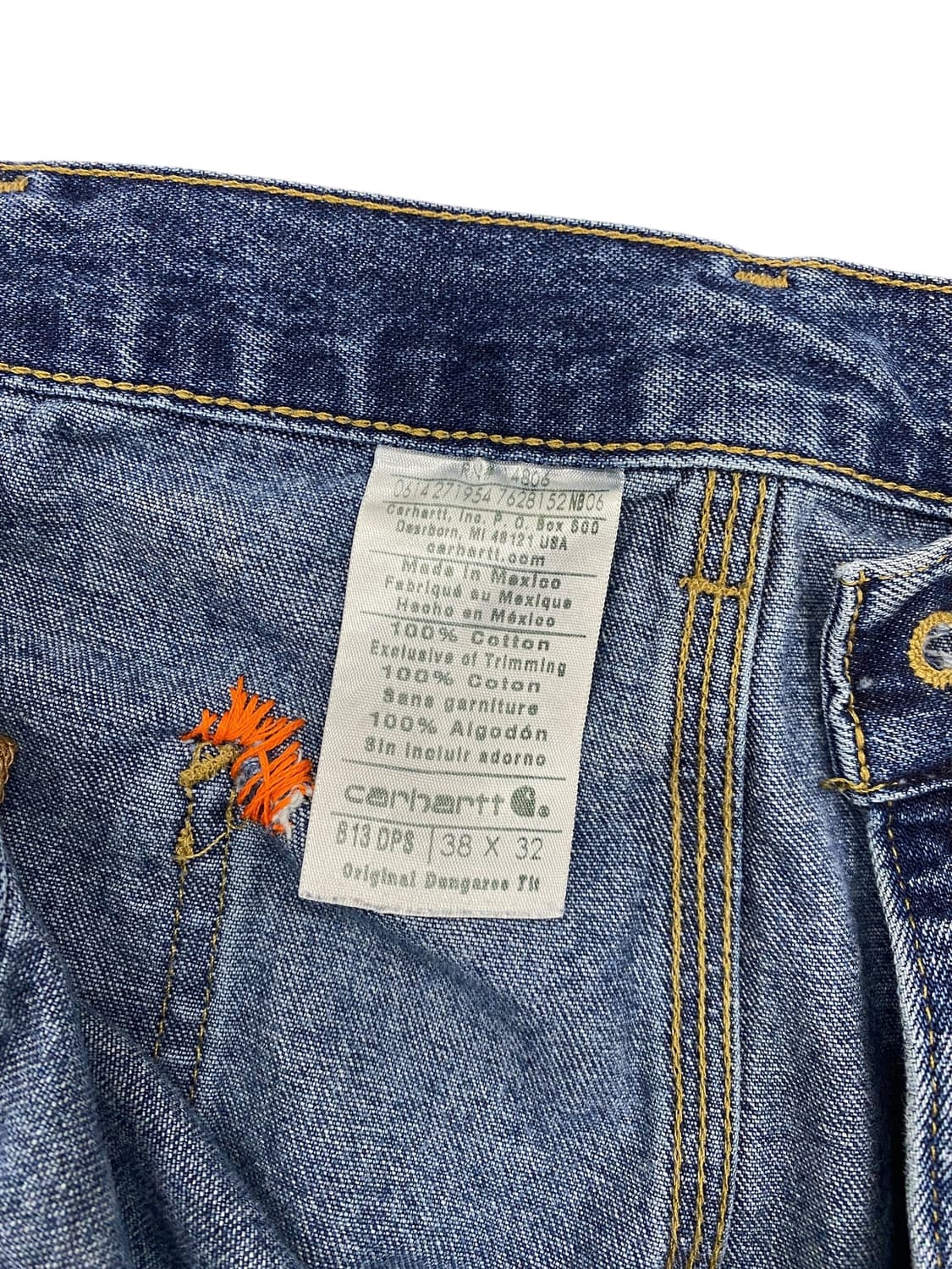 칼하트 데님 카펜더 팬츠  상품이미지10