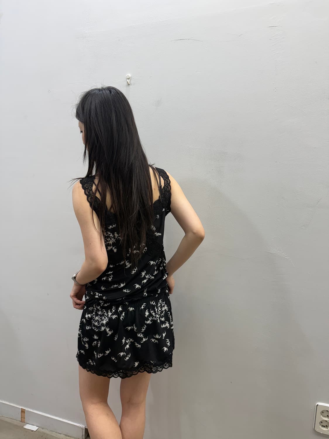 히스테릭글래머 아카이브 패턴 슬리브리스 원피스 상품이미지2