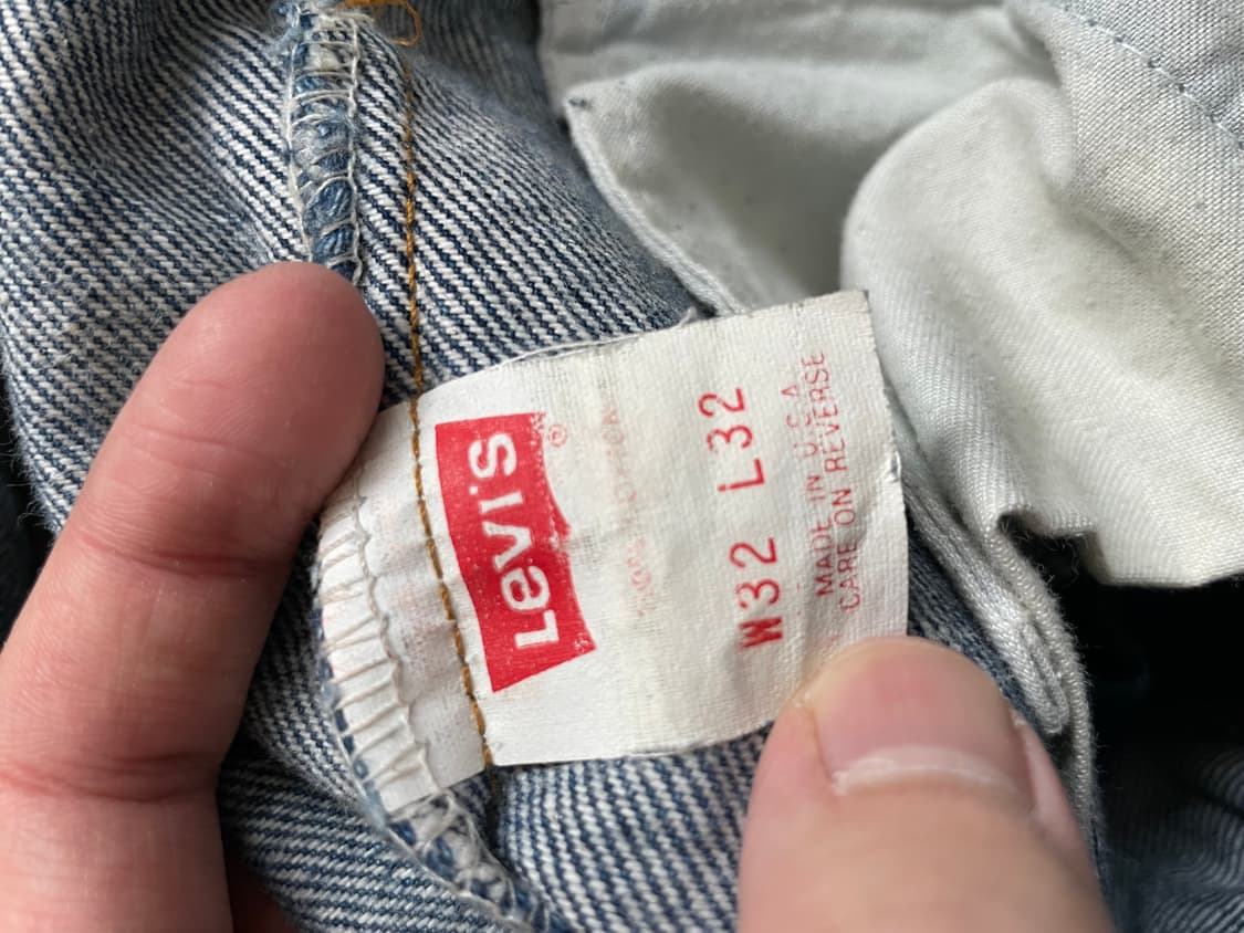 USA 제조 빈티지 리바이스 505 31 사이즈 중청 상품이미지2