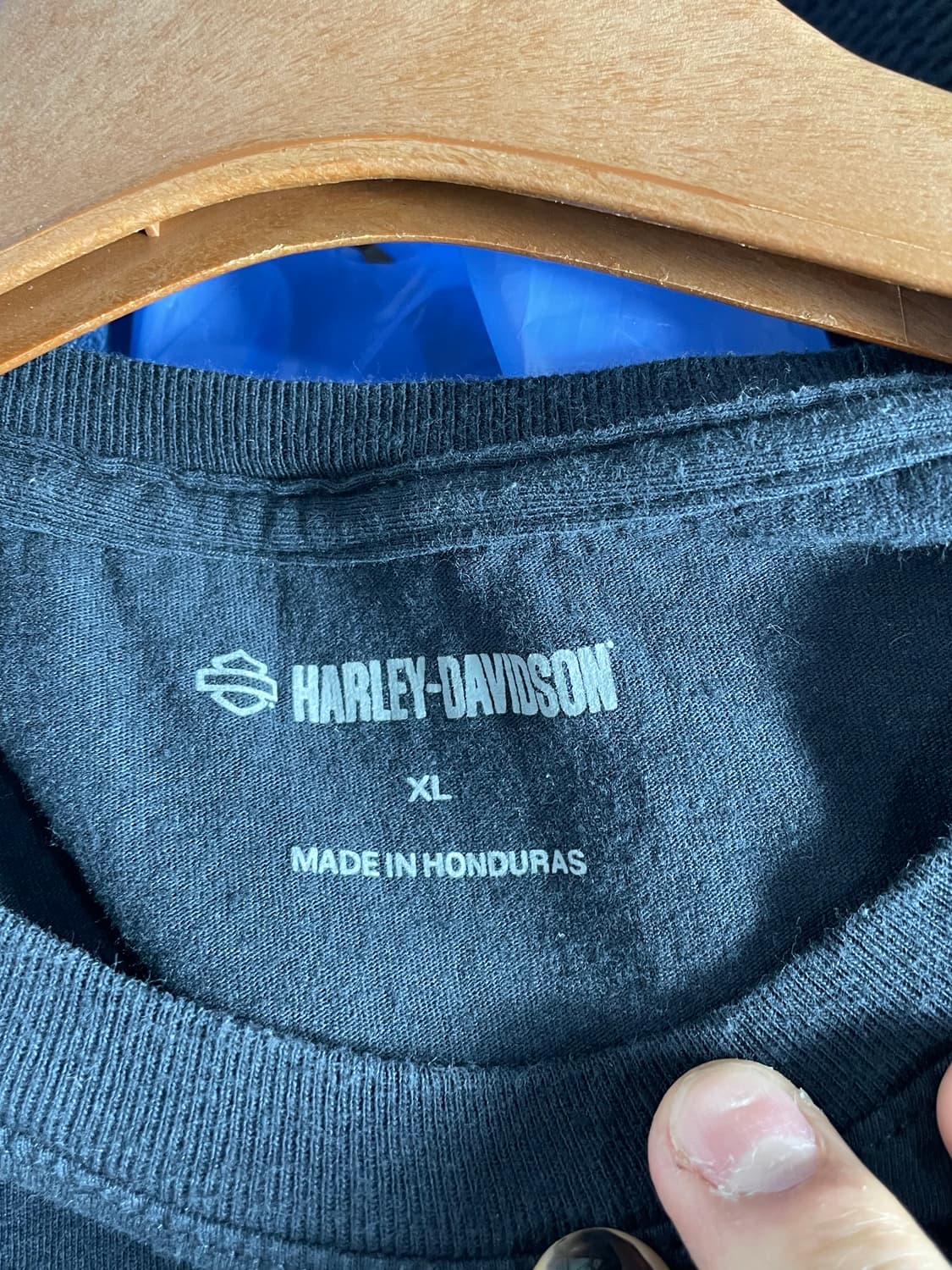 할리 데이비슨 블랙 티셔츠 상품이미지2