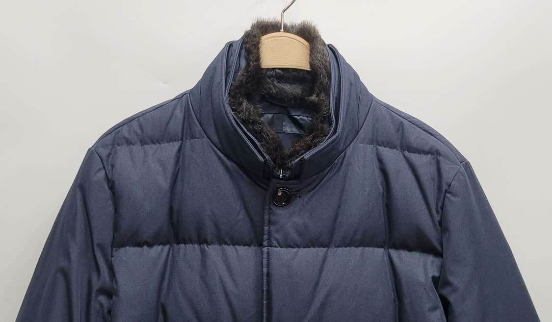 TUXY 턱시 구스 다운 패딩 코트 /  남 100 네이비 상품이미지3