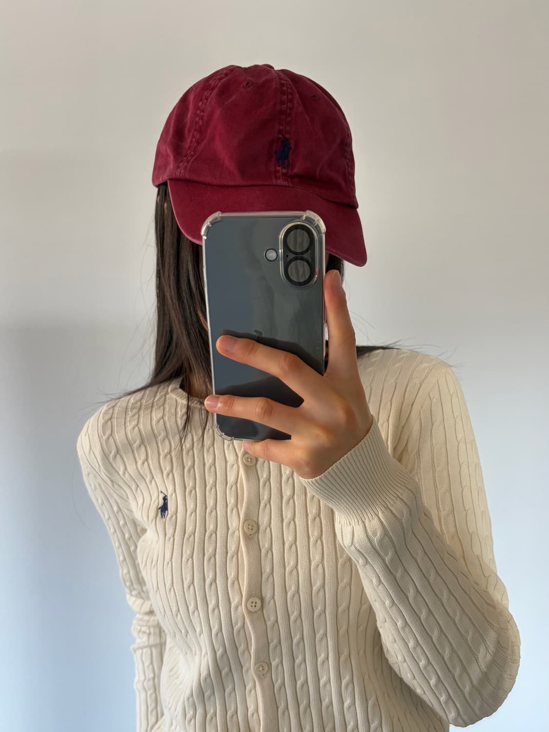 [XS-S]폴로 랄프로렌 걸즈 꽈배기 케이블 니트 가디건 상품이미지3