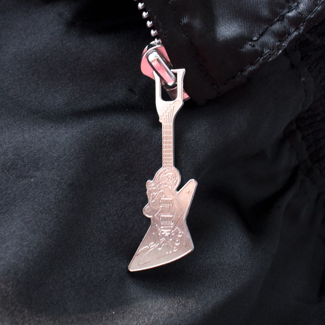 히스테릭글래머 블랙&실버 글로우 블루종 *rare 상품이미지5