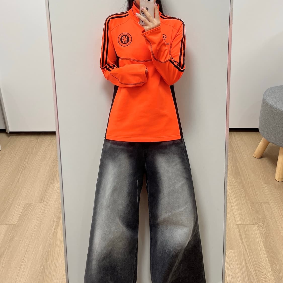 아디다스 챔스 첼시 웜업 트레이닝 탑 상품이미지1