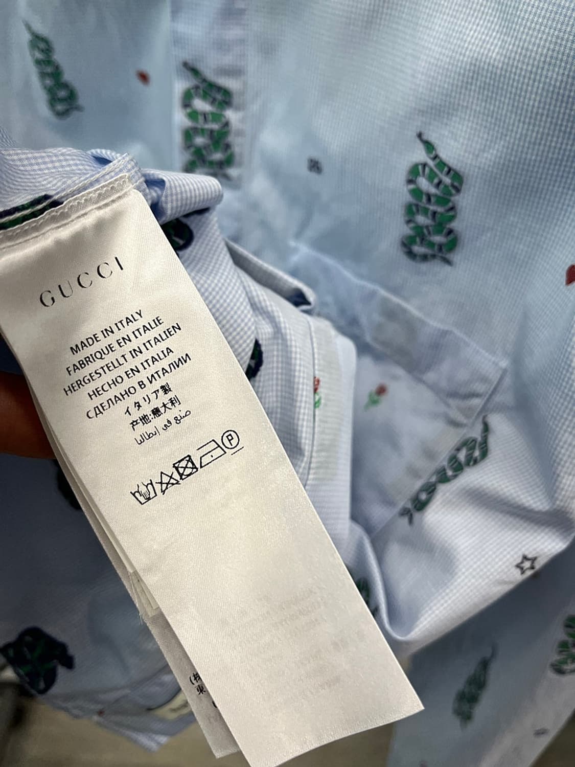 95) 구찌 스네이크 자수 셔츠 상품이미지8