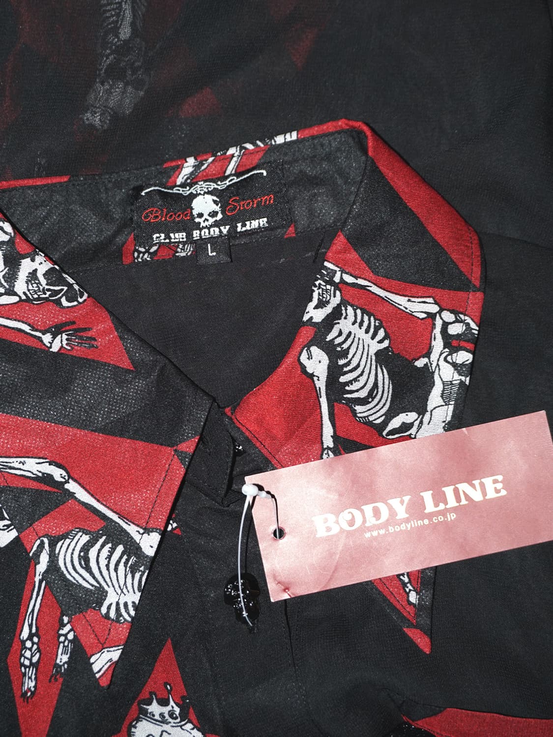 (bodyline) skull see-through shirt  상품이미지4