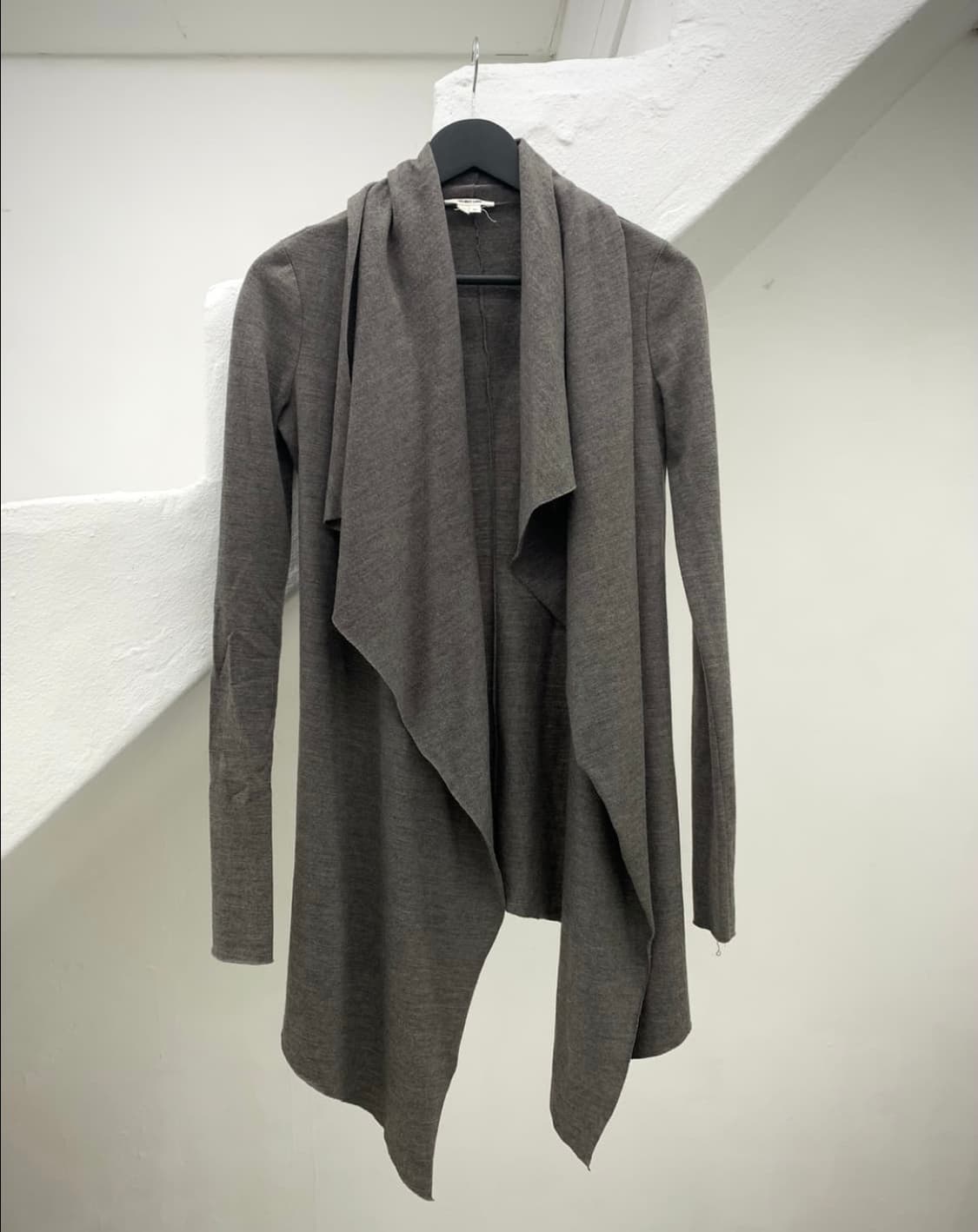 Helmut Lang draped wool cardigan 상품이미지5