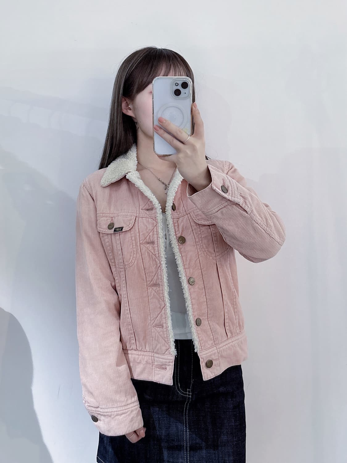 Lee 90’s 스톰라이더 뮤트핑크 코듀로이 자켓 상품이미지2