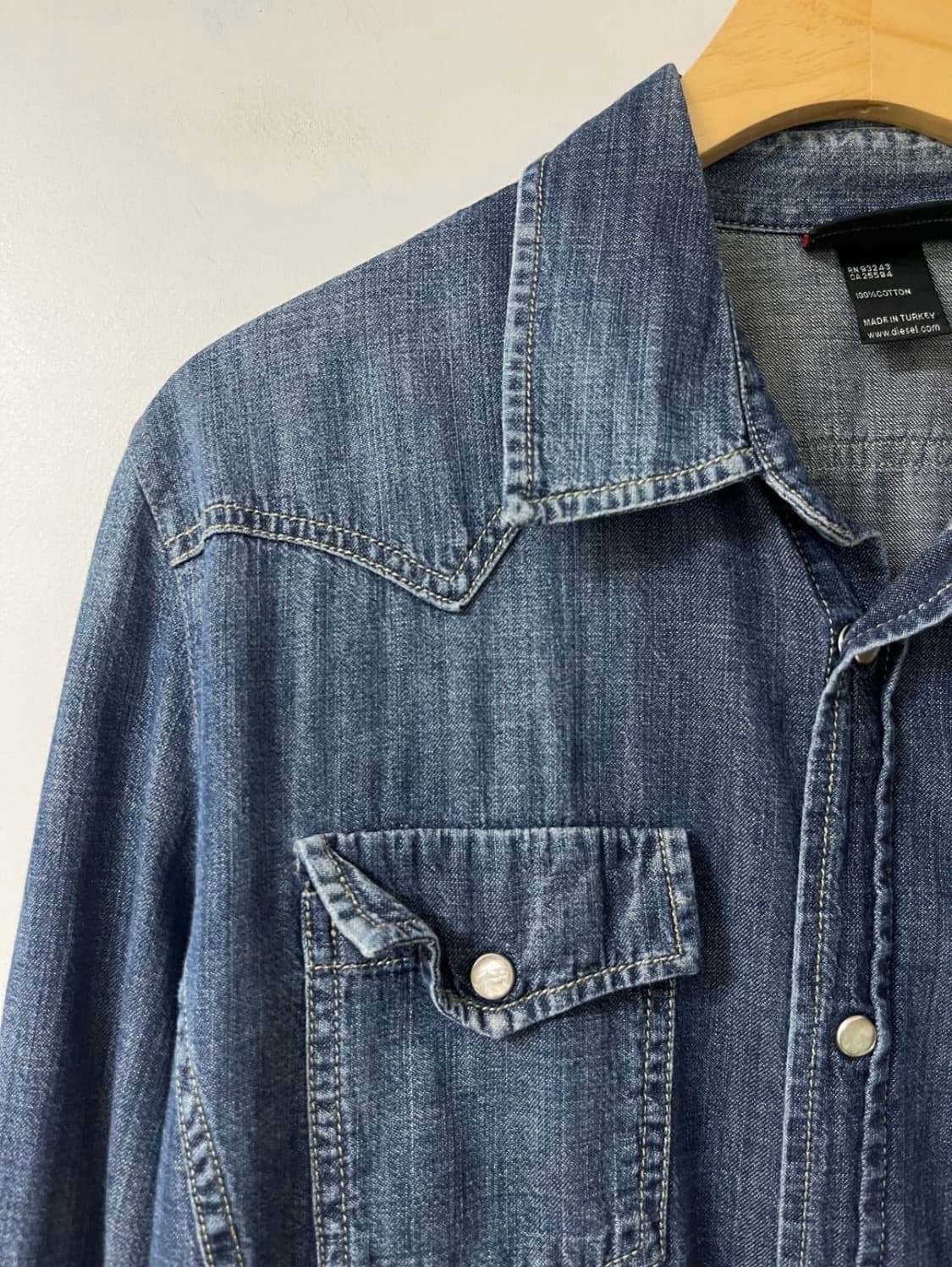 디젤 데님 셔츠 상품이미지3