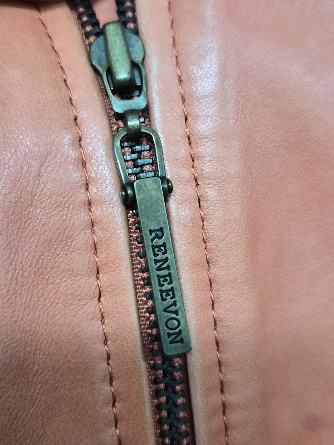 레니본 셔링 양가죽자켓 상품이미지3