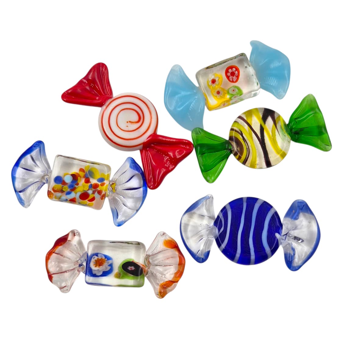 80s 이탈리아 무라노 핸드블로운 빅 캔디 세트 상품이미지2