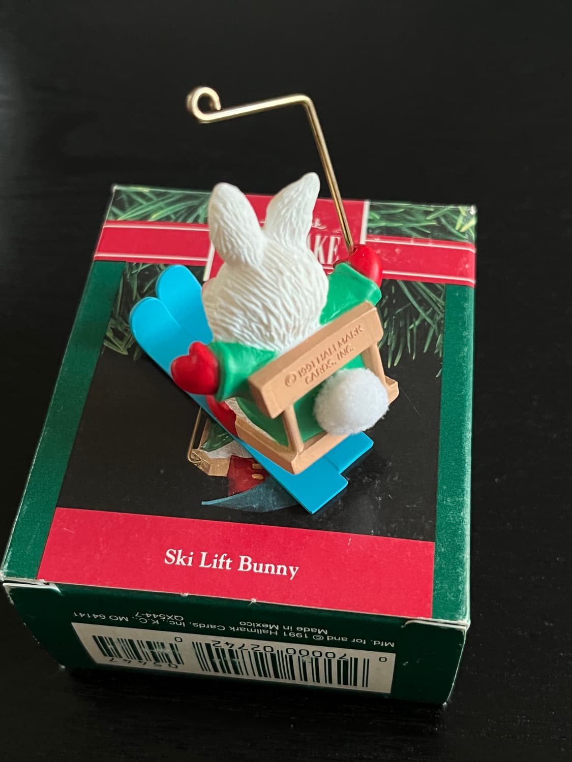 빈티지 홀마크 스키 리프트 버니 오너먼트 상품이미지2