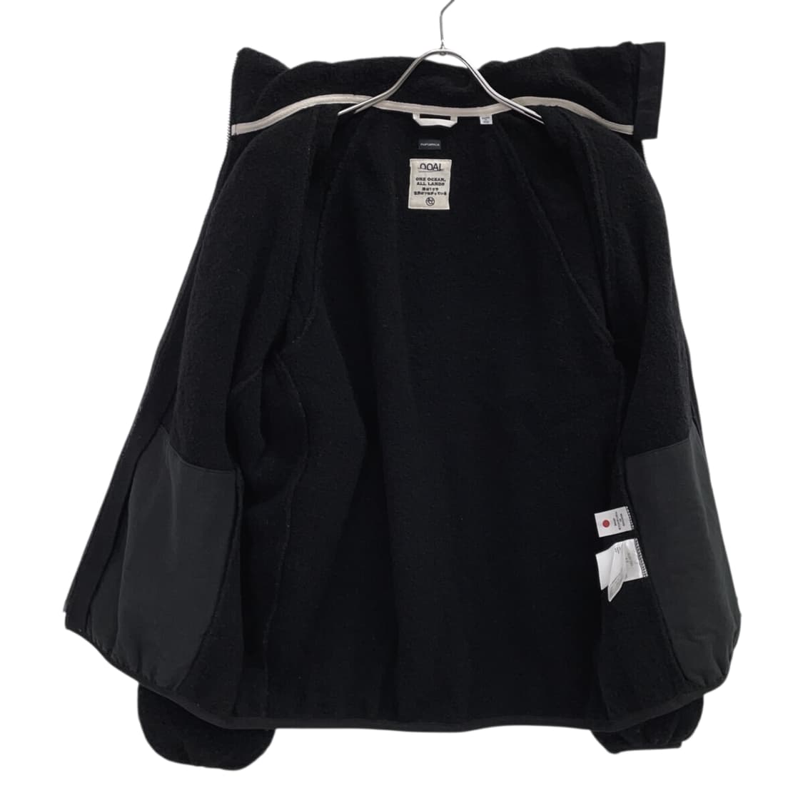 나나미카 보일드 울 플리스 자켓 블랙 상품이미지3