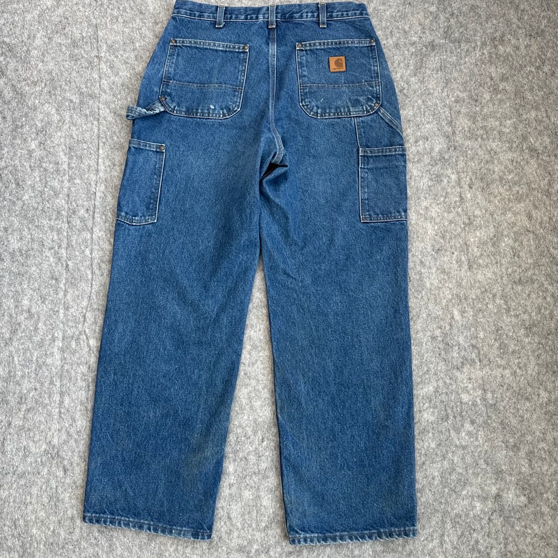 [33X30] 칼하트 B73 DST 더블니 데님 팬츠 루즈 오리지널 핏 상품이미지8