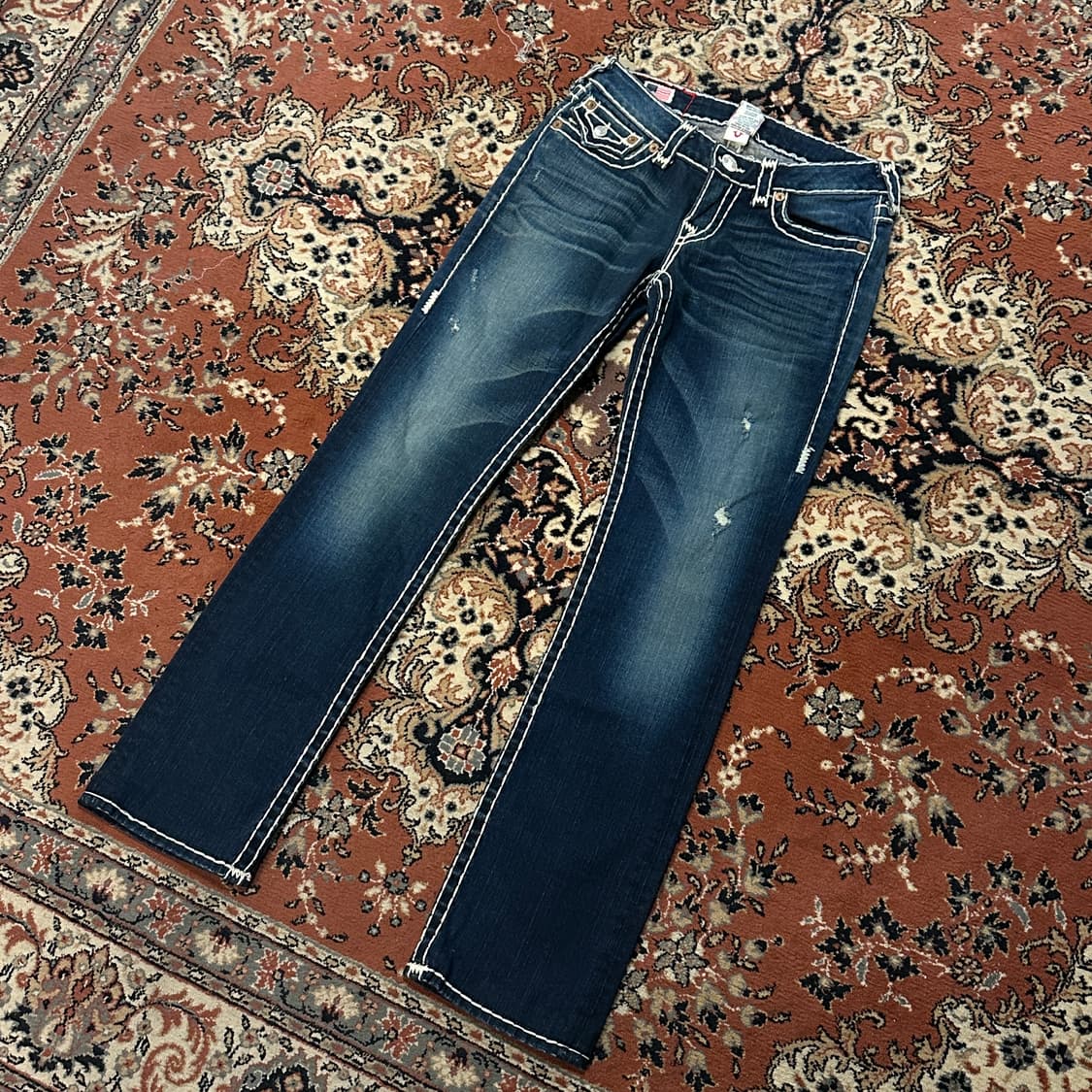 트루릴리전 Billy Super T 부츠컷 데님 팬츠 (27) y2k 상품이미지4