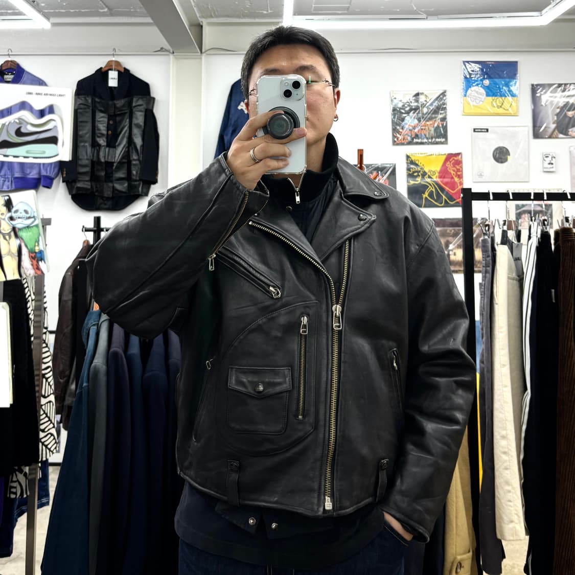 90's Eurox 모터사이클 자켓 상품이미지1