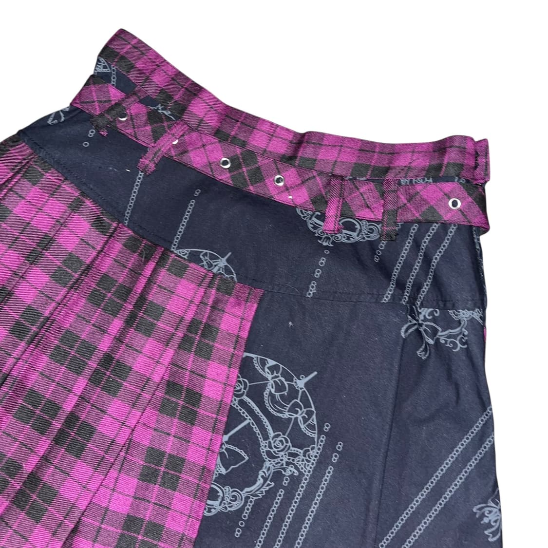 Blood Storm 블러드스톰 타탄체크 벨트 스커트 펑크y2k갸루 상품이미지4