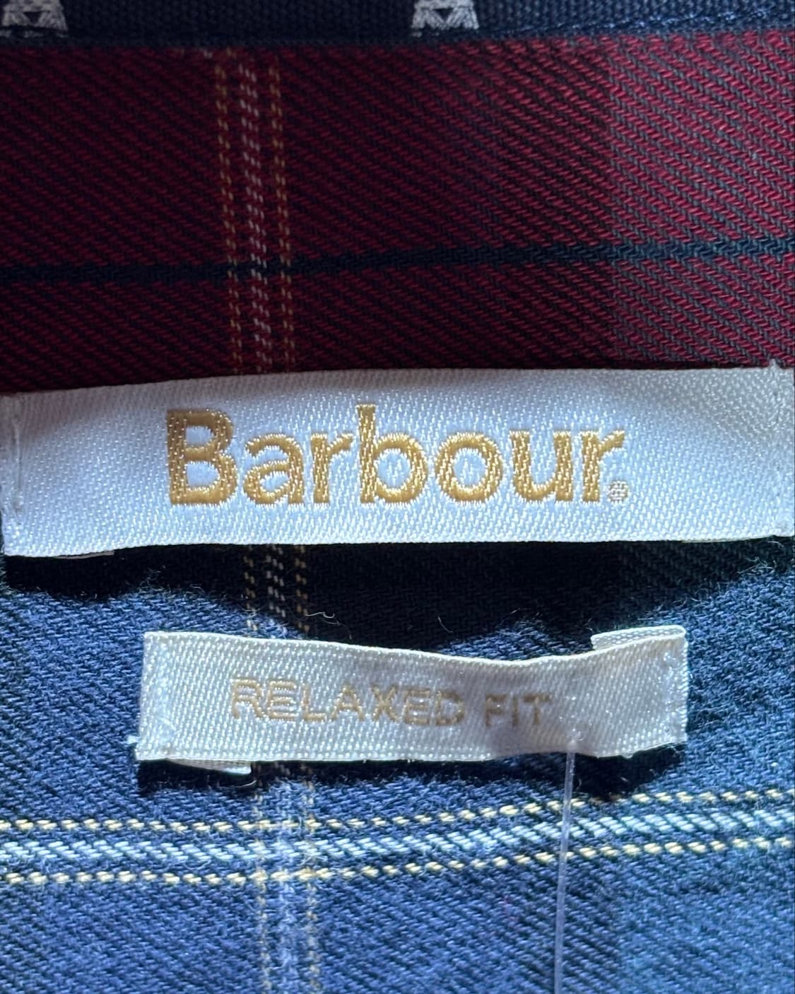 S Barbour 바버 릴렉스 레드그린 체크 셔츠  상품이미지5