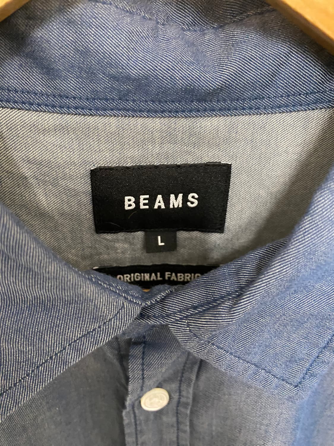 BEAMS shirts 빔즈 오리지널 패브릭 셔츠 상품이미지4