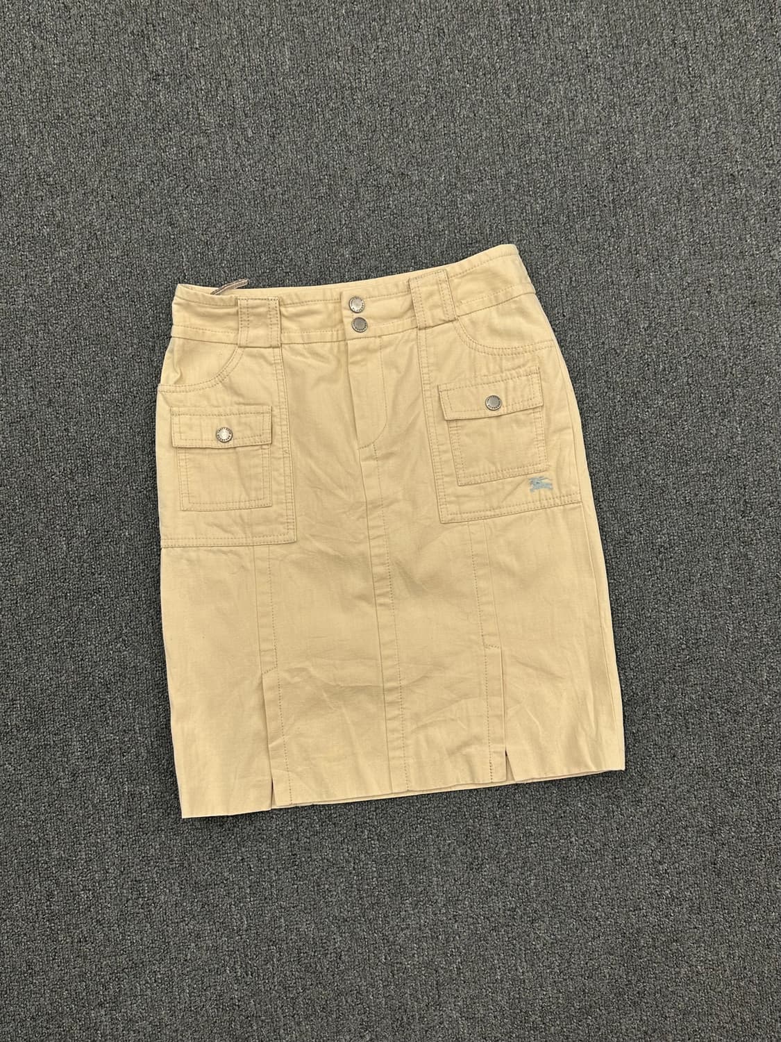 38)버버리 블루라벨 베이지 코튼 포켓 스커트 상품이미지1