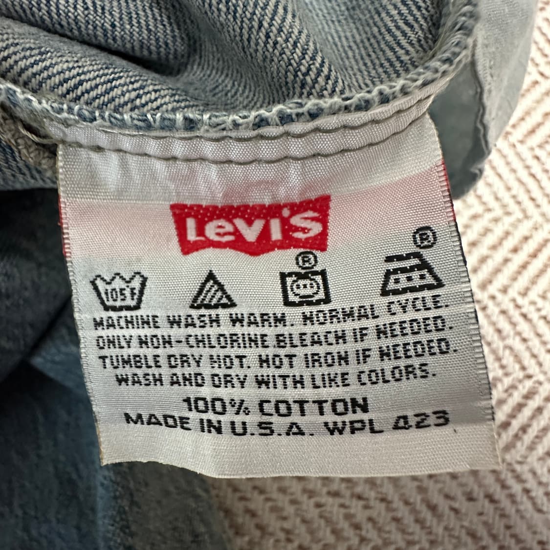 LEVI'S 501 90's usa made women jeans 상품이미지5