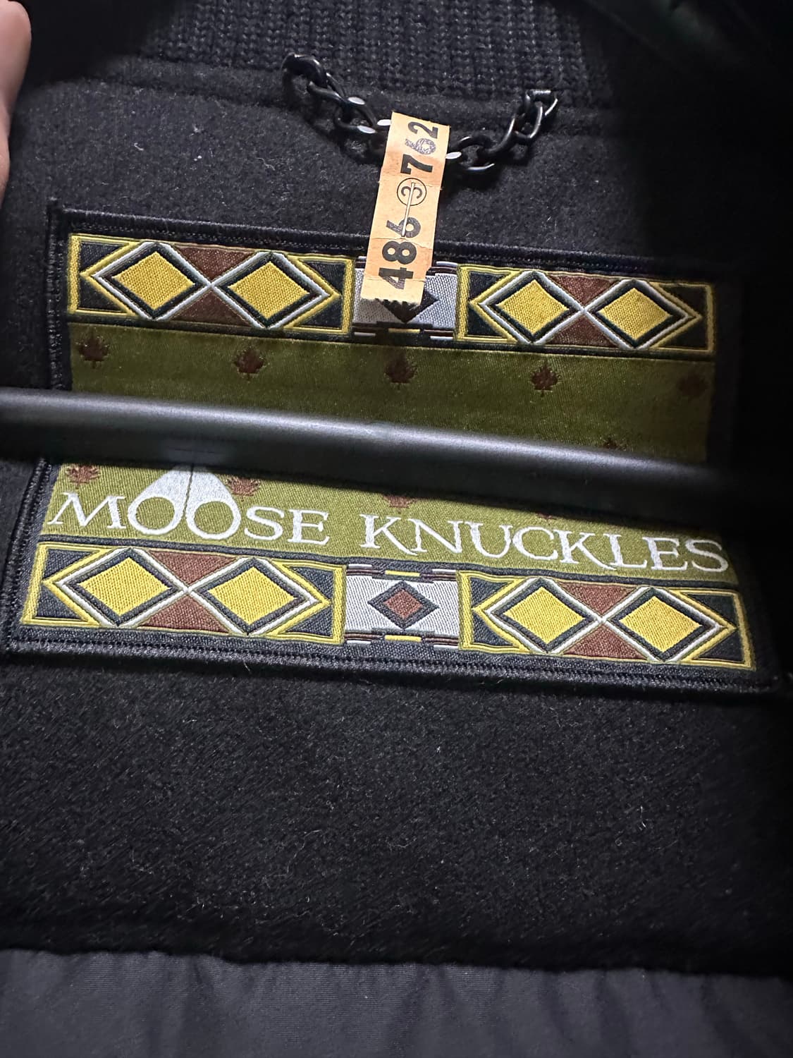 무스너클 남성패딩자켓 M 블랙 상품이미지4