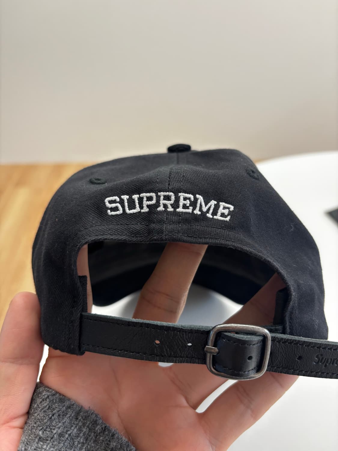 슈프림 s로고 투톤 볼캡 상품이미지3