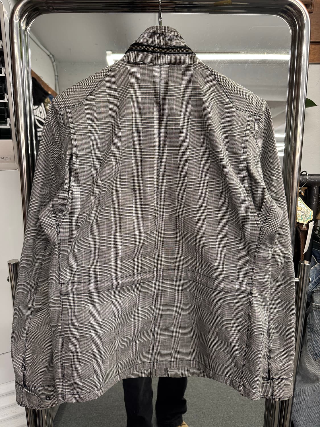 맨즈비기 빈티지 체크패턴 자켓 상품이미지5