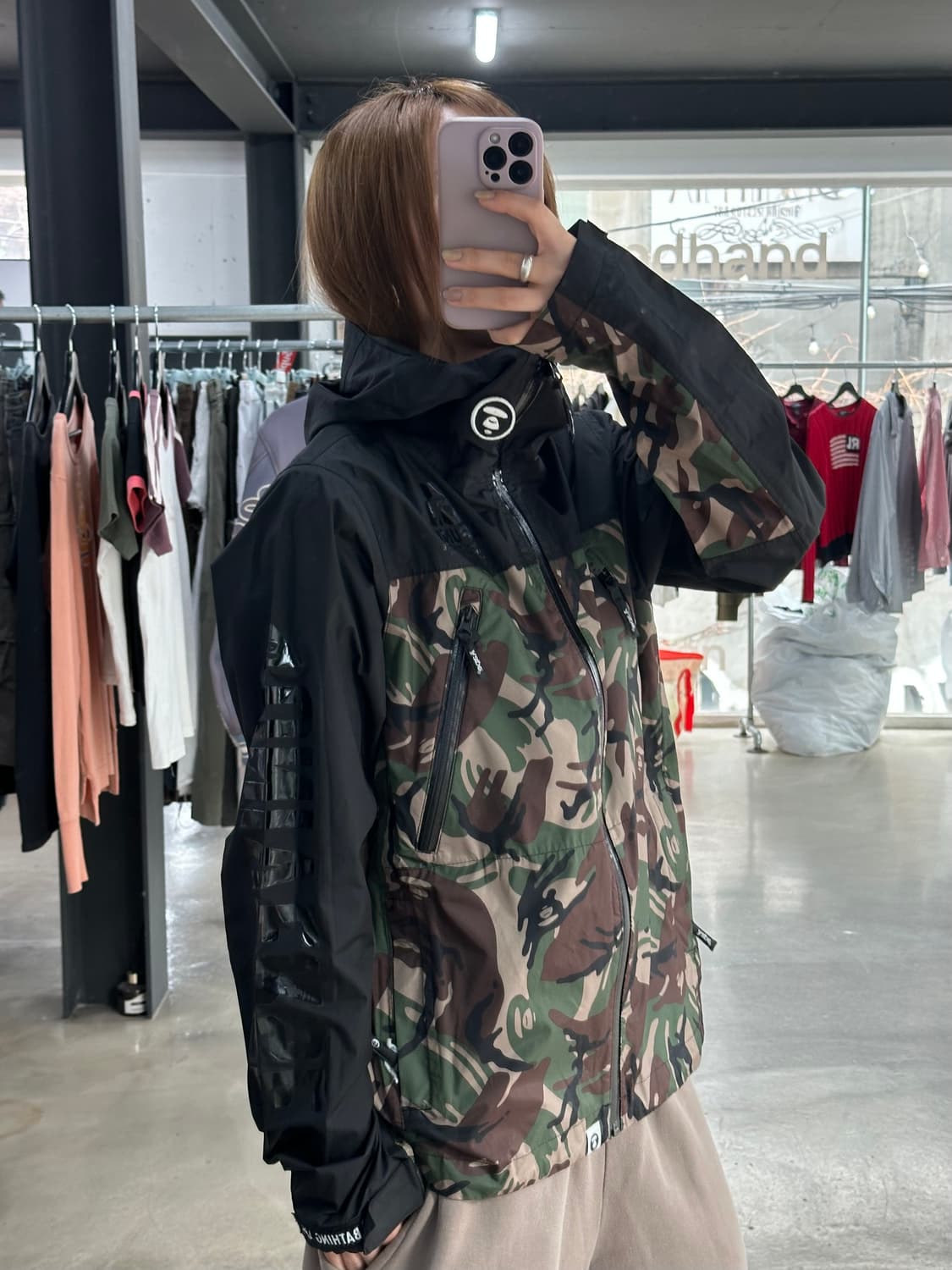 에이프 카모 라이트웨이트 윈드브레이커자켓 상품이미지4