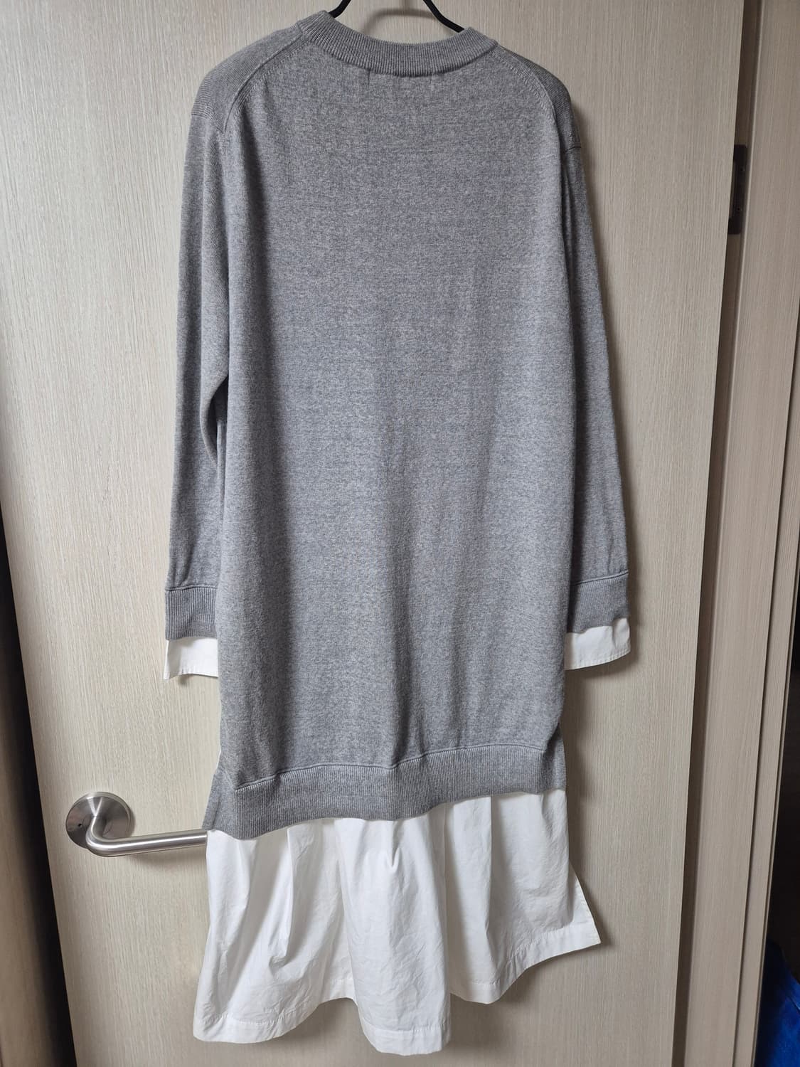 톰그레이하운드 레이어드 롱 니트 원피스 (21년) 한섬 상품이미지2