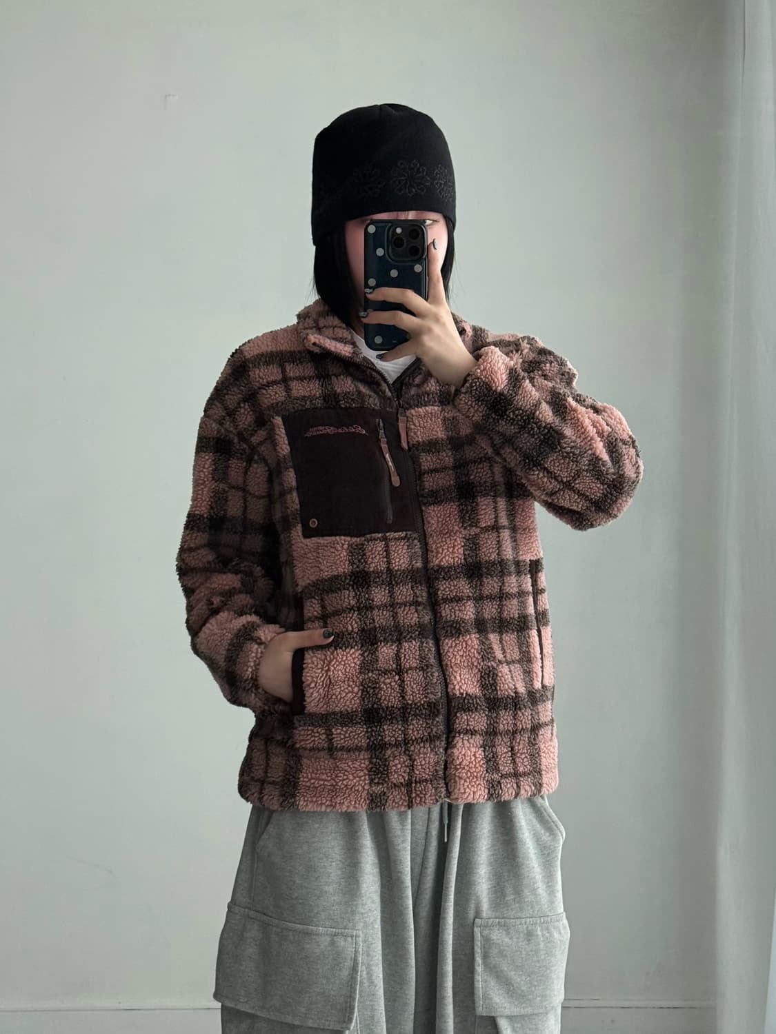 에디 바우어 딸기초코 플리스 집업 상품이미지4