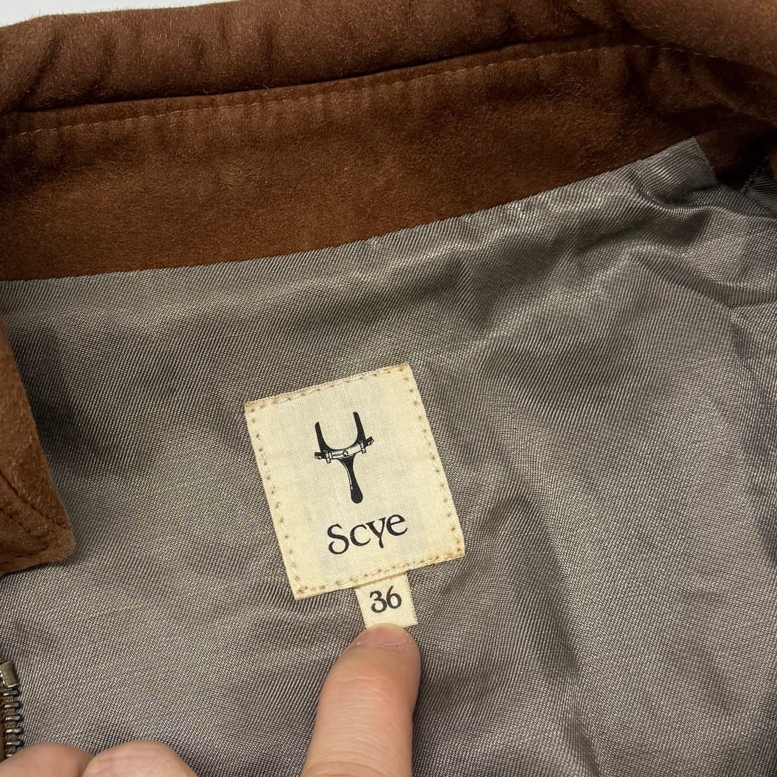 Scye two face suede jacket 상품이미지9