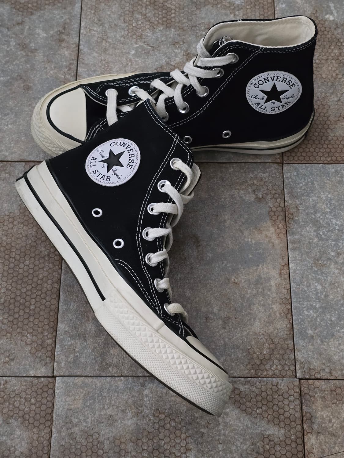 (235)컨버스 척 70 클래식 블랙 하이 상품이미지4