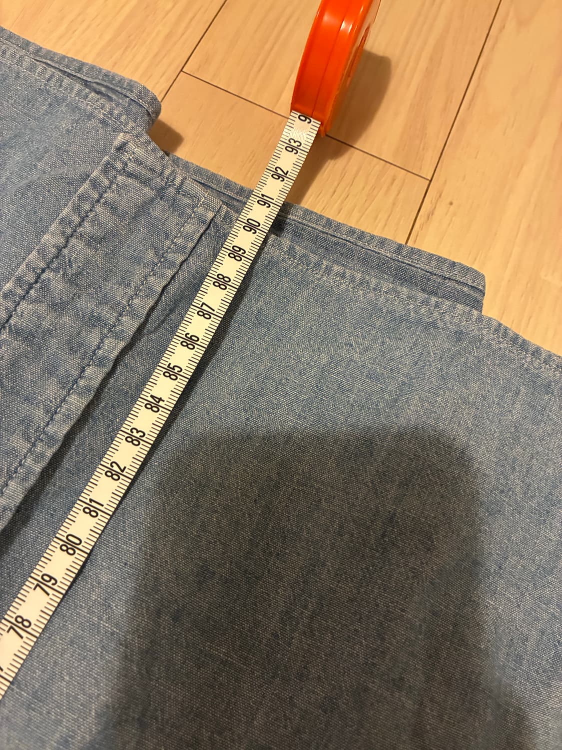 희귀매물! 오어슬로우(orSlow) 롱 데님 워크 셔츠 / 원피스 상품이미지10