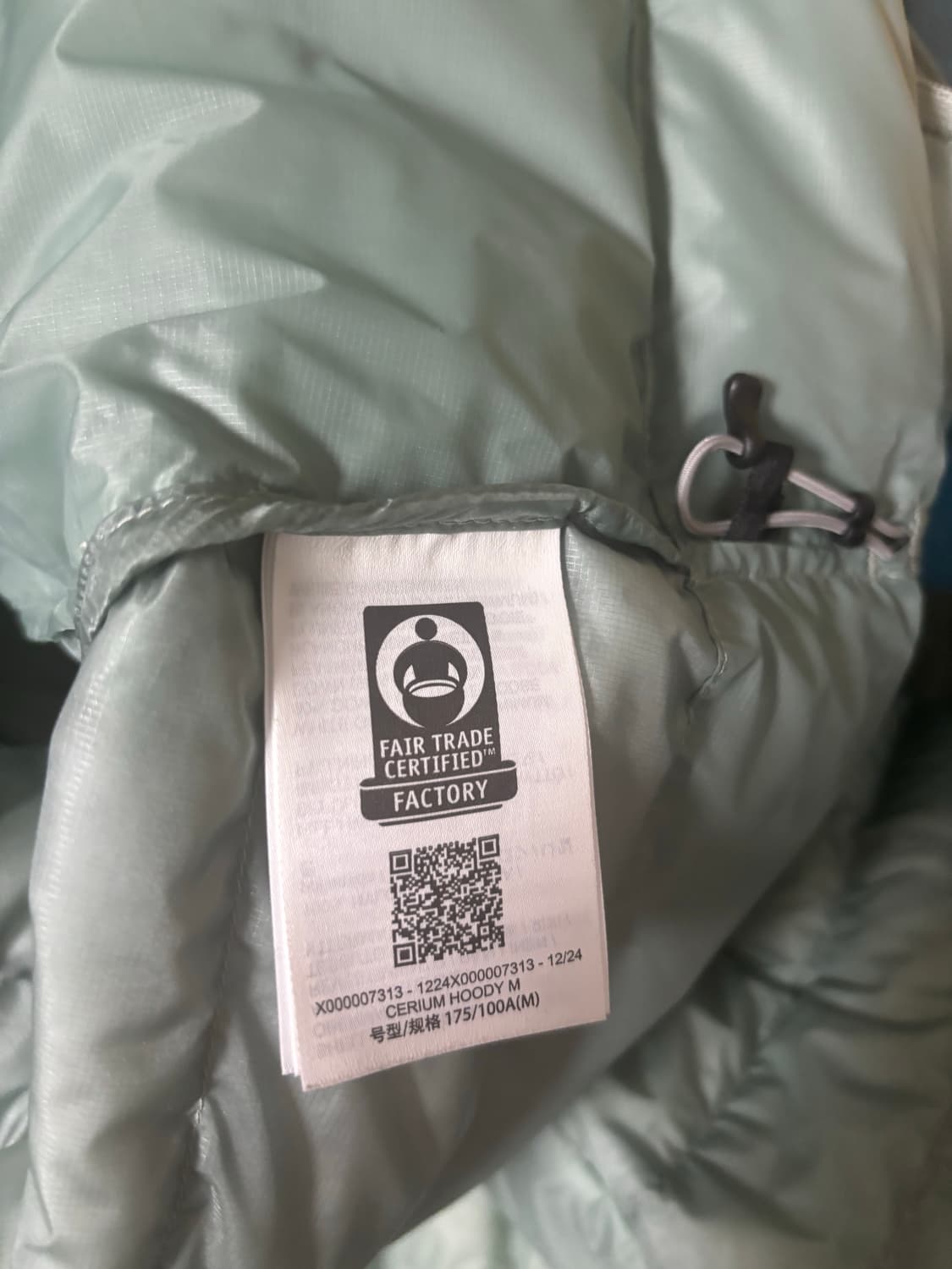 아크테릭스 세륨 후디 스톤그린 M 상품이미지5