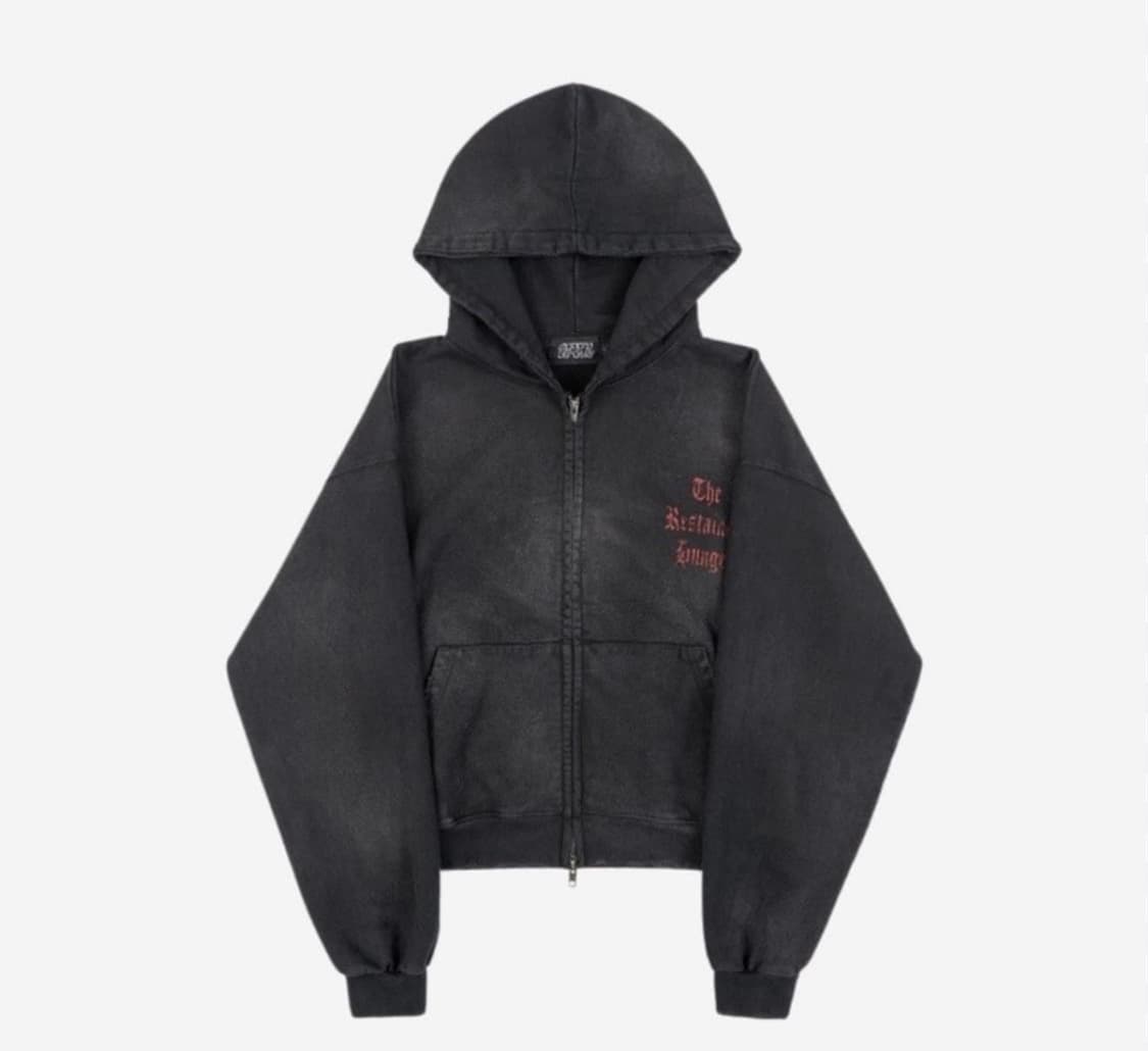 선데이 오프 클럽 The Restrained Hunger 지퍼 후드티 상품이미지1