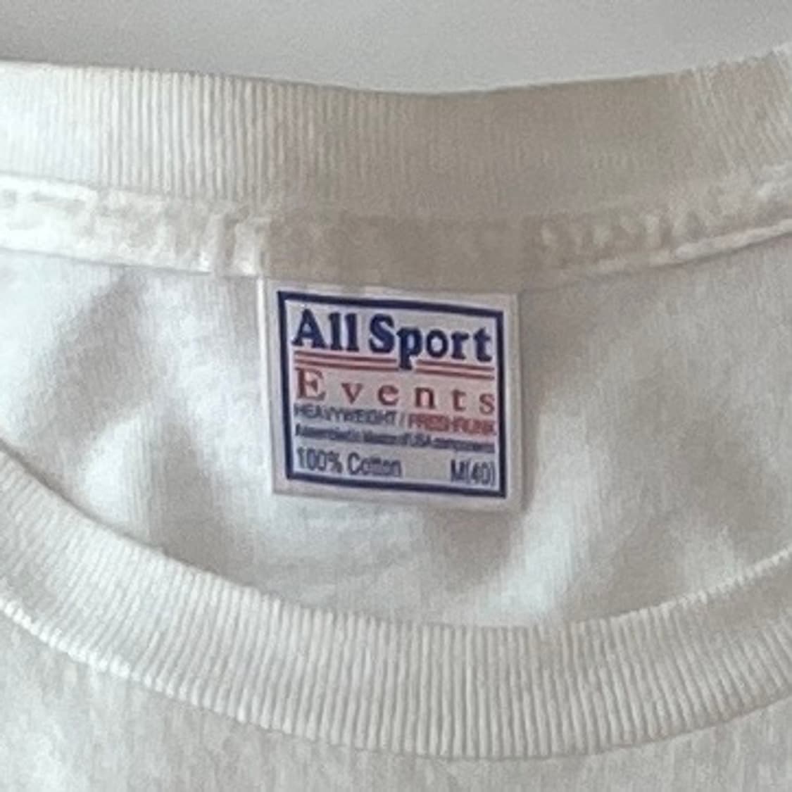 빈티지 괌 파라다이스 그래픽 화이트 티셔츠 상품이미지3