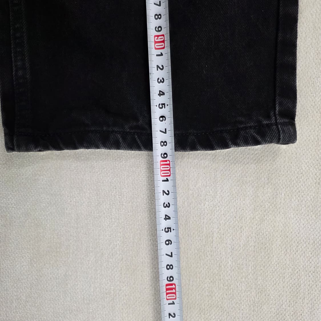 [24] 미쏘 흑청 데님 카고 팬츠 0219J 상품이미지8