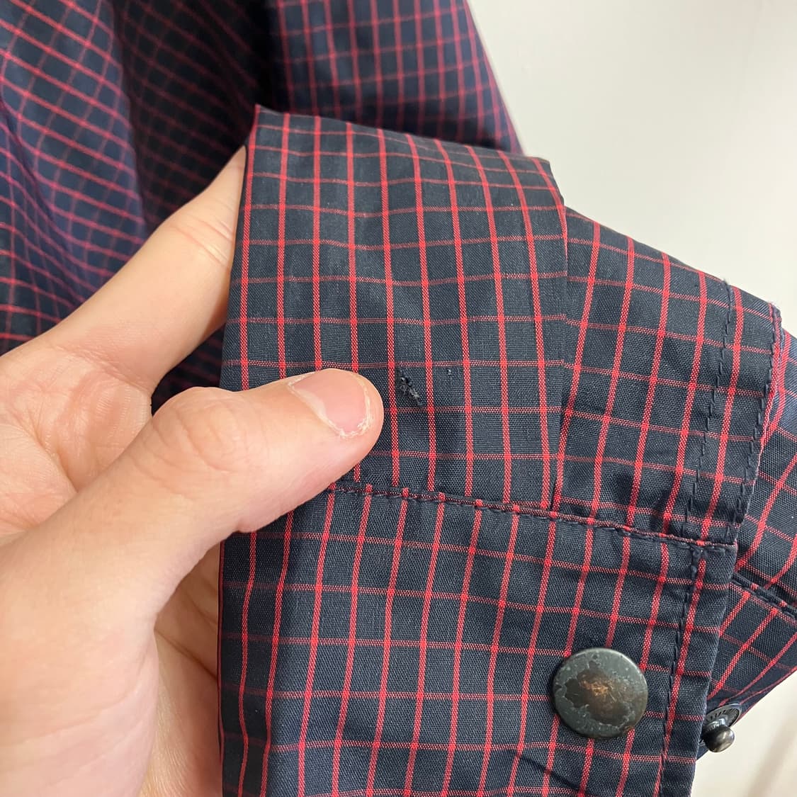 N243 컬럼비아 체크 바람막이 자켓 콜롬비아 빈티지 상품이미지10