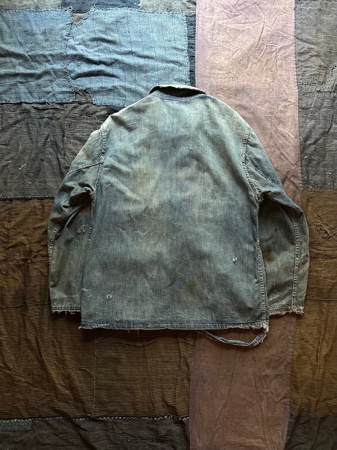 40s US Army WW2 데님 커버올 자켓 상품이미지9