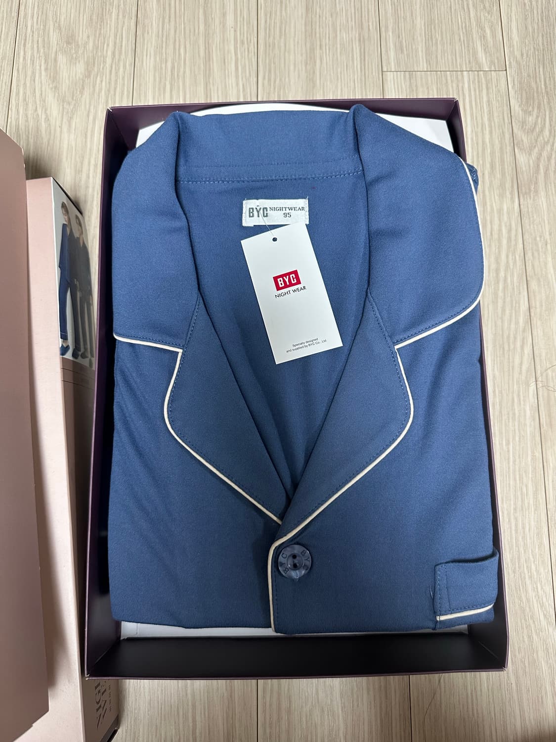 새상품)피치기모유니섹스잠옷세트 95사이즈 상품이미지4