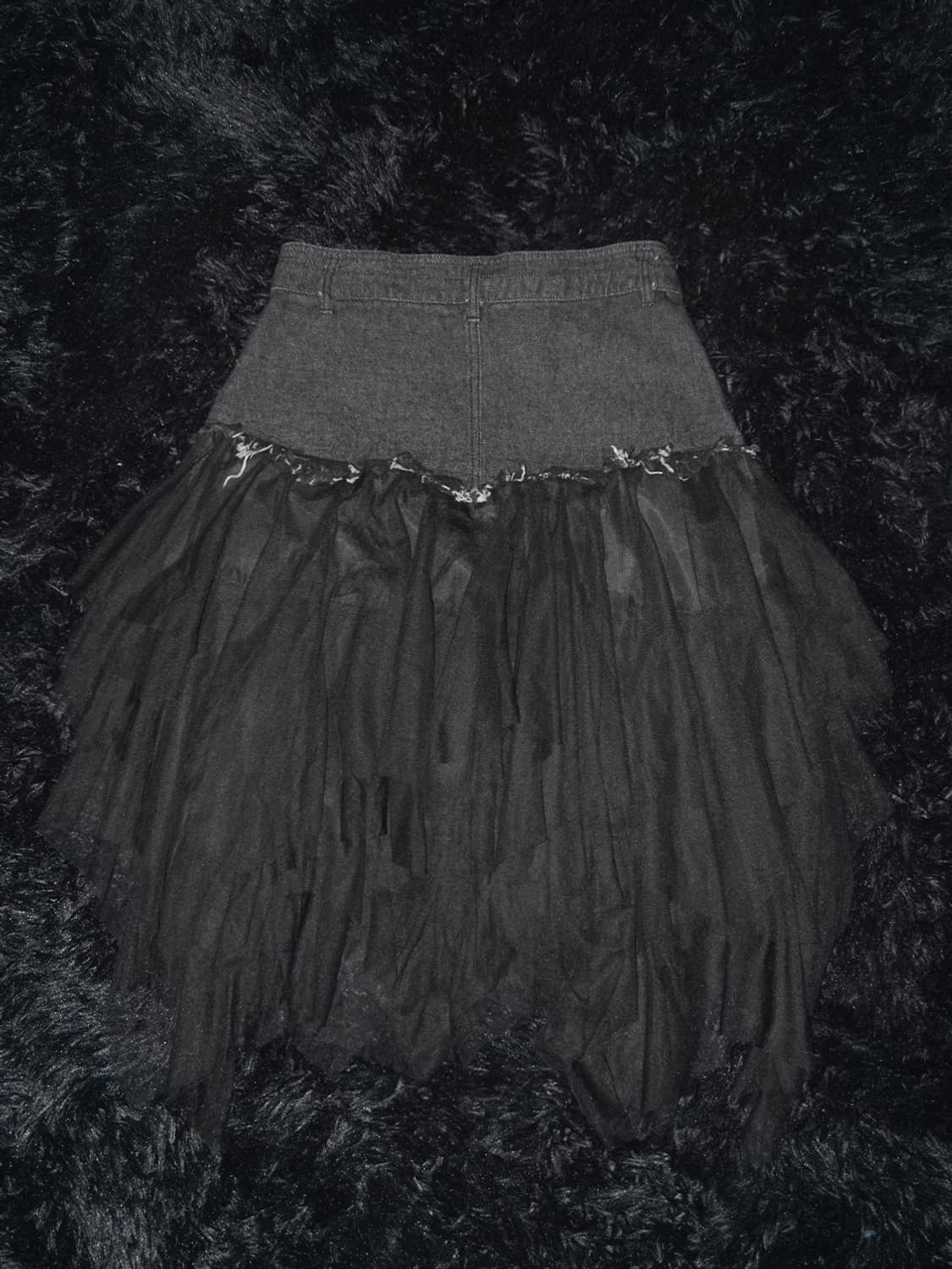 gothic layered denim skirt  상품이미지5