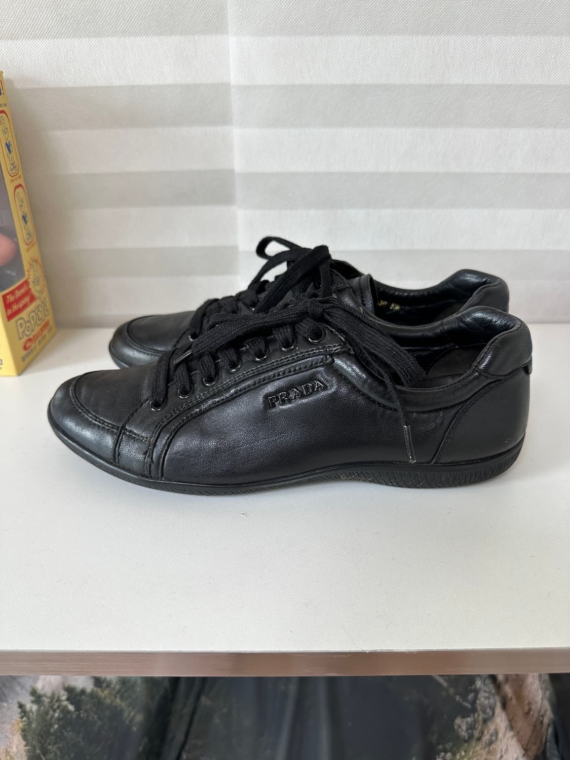 Prada Sport Leather Sneakers 상품이미지5