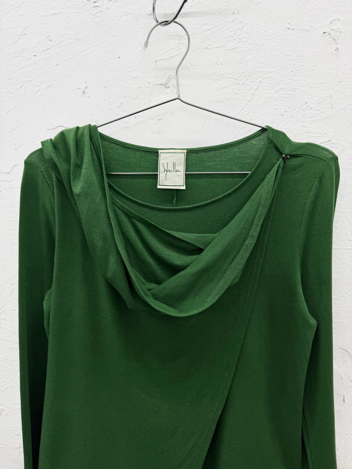 shilla 드레이프 스카프 롱슬리브 상품이미지3