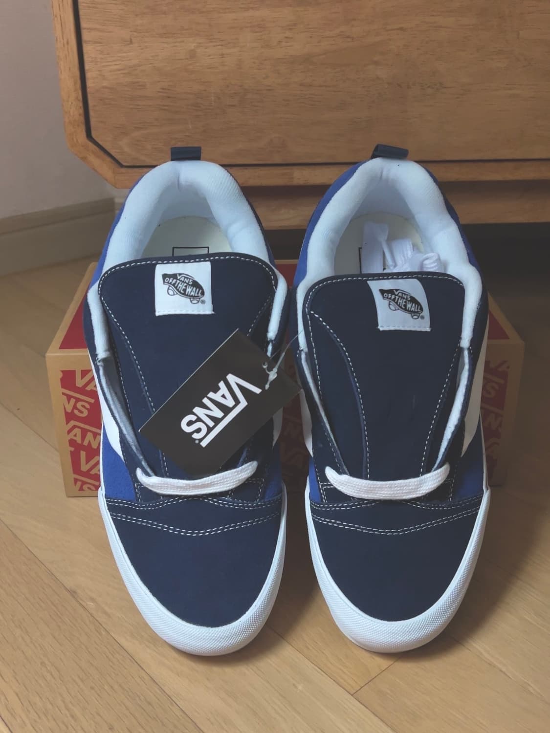 [Vans] 반스 뉴스쿨 네이비/트루화이트 새상품 290 상품이미지2