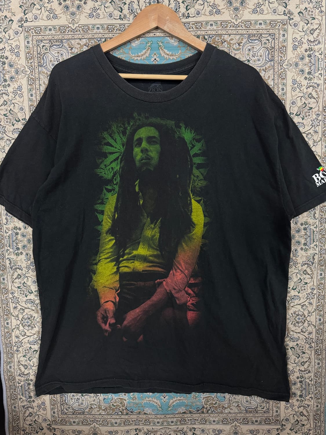 ZION 밥말리 프린팅 티셔츠1608 상품이미지1