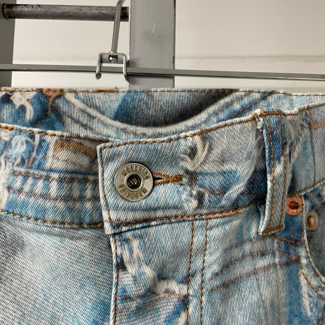 모스키노 데님 프린팅 팬츠 44(W) 상품이미지6