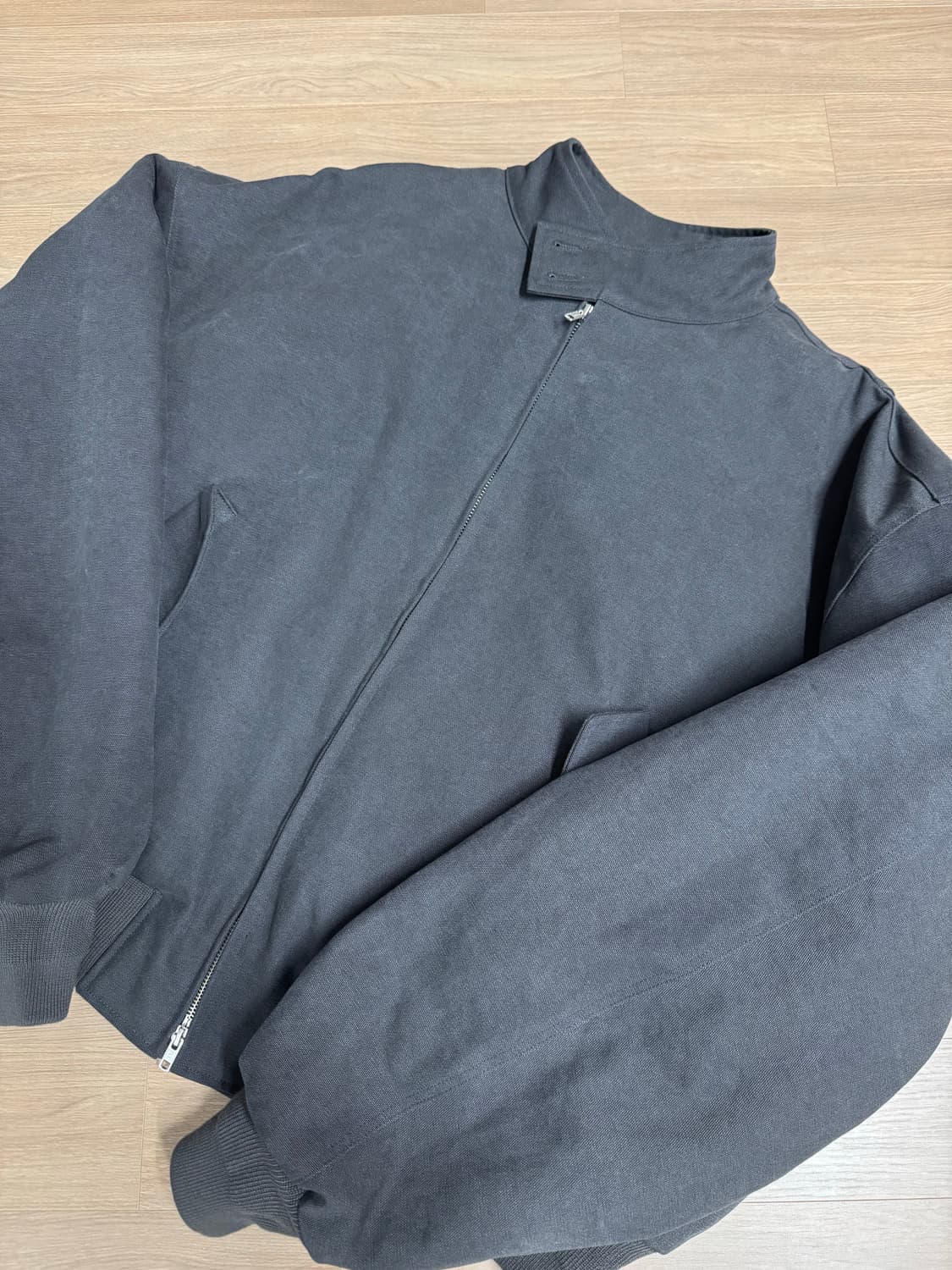 MJD 카우보이 캔버스 해링턴 자켓 차콜 상품이미지3