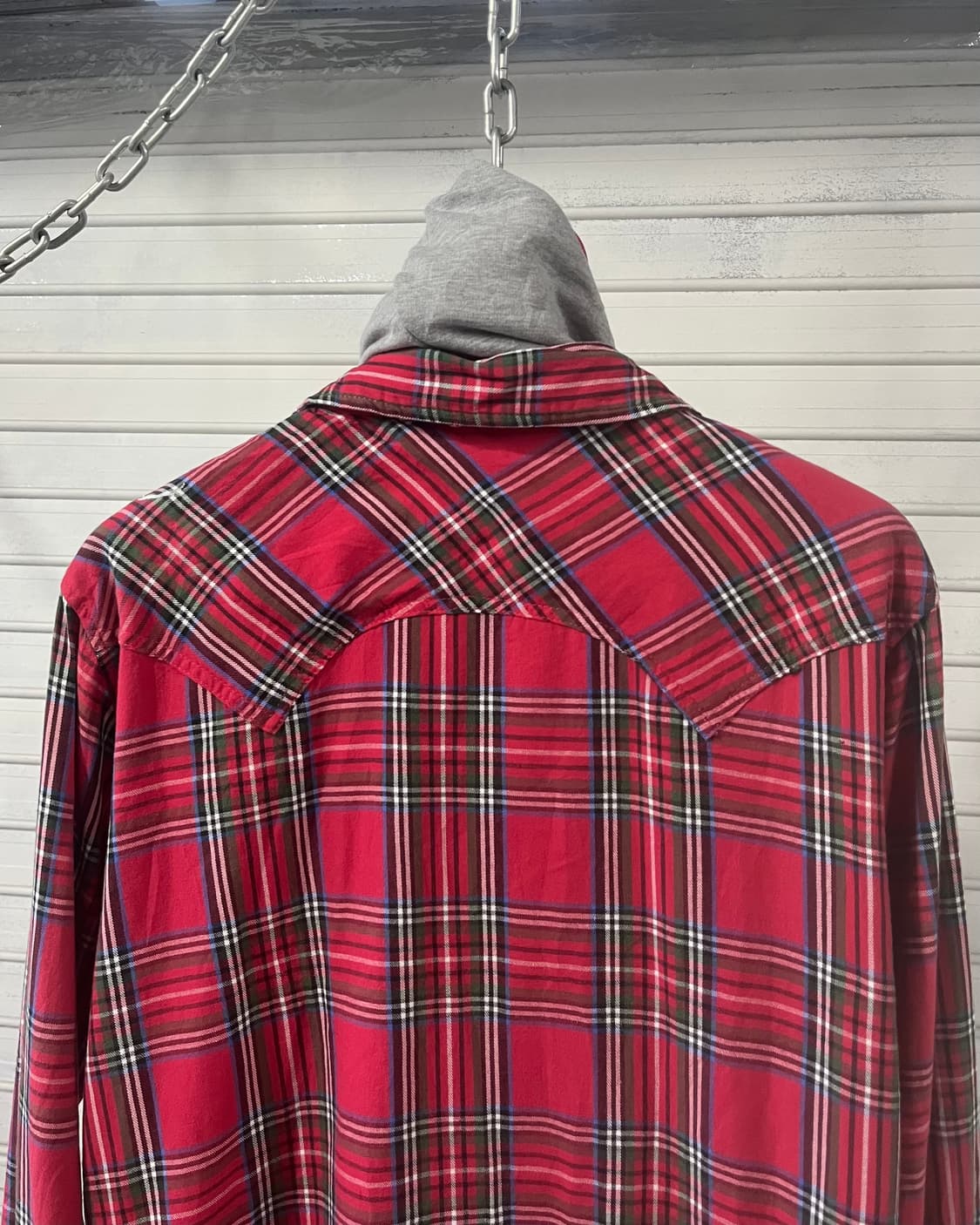 Oval Dice layered hood shirt 상품이미지6