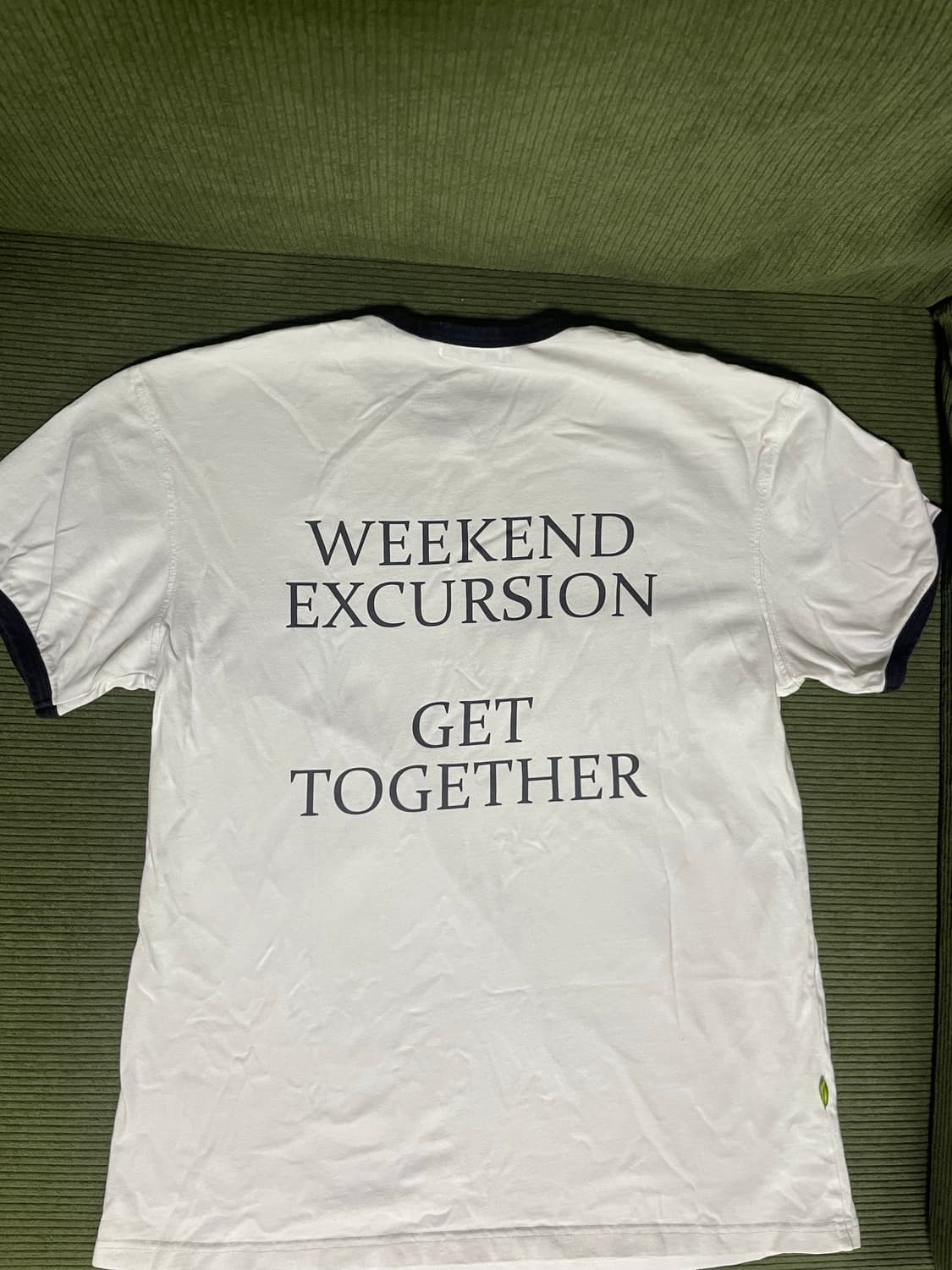 ETCE 로고 링거티셔츠 반팔 M사이즈 상품이미지2